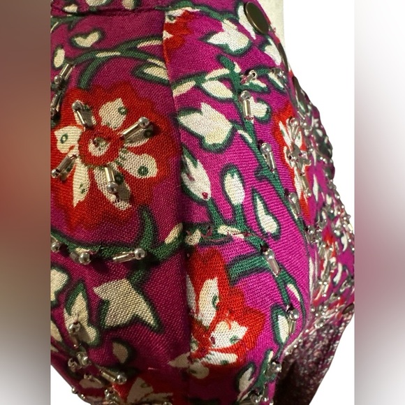 Free People Malia Babydoll Jacket with Beaded Embellishments - Picture 9 of 12